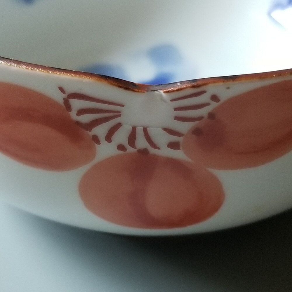 Vintage japanese hand painted china imari bowl - Picture 8 of 9